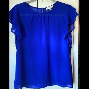 Sapphire blue blouse
